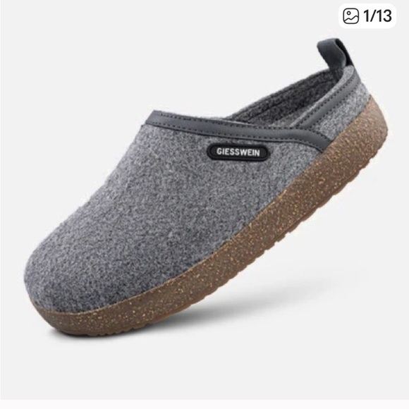 GIESSWEIN- Wool Clog grey size 40 - Picture 1 of 8